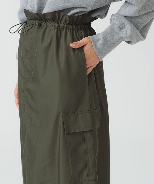 B:MING by BEAMS（ビーミングバイビームス）の「ミリタリー カーゴ スカート（スカート・レディース・カーキ/チャコールグレー/ナチュラル・SMALL/MEDIUM）」の20枚目の写真