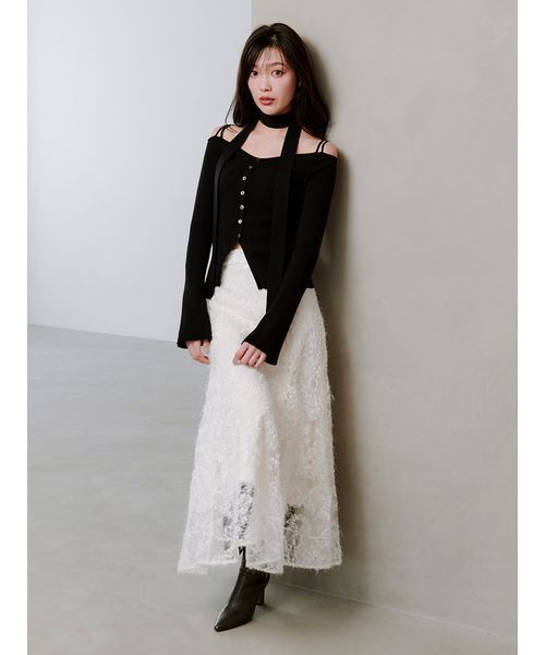 タイ付きニットプルオーバー（ニット/セーター）｜SNIDEL（スナイデル