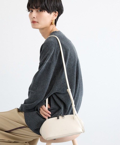 ADD CULUMN(アドカラム)の「BARNYARDSTORM / 【ADD CULUMN(アドカラム)】 / FIGRE ポシェット(ショルダーバッグ・レディース・アイボリー/ブラウン/ブラック・FREE)」の8枚目の写真