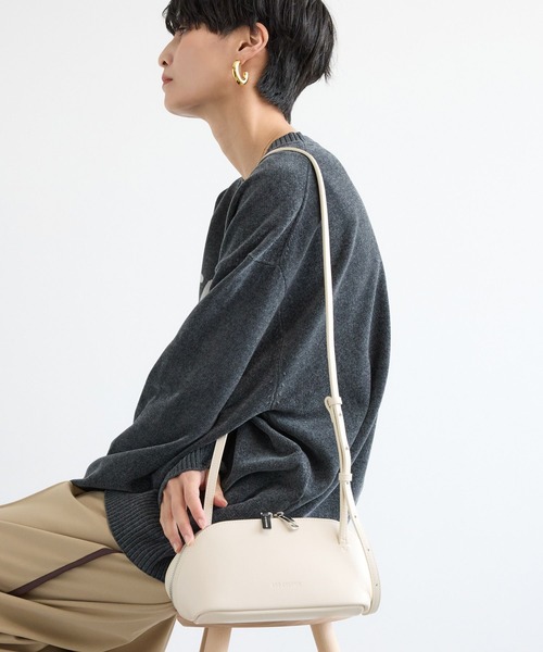 ADD CULUMN(アドカラム)の「BARNYARDSTORM / 【ADD CULUMN(アドカラム)】 / FIGRE ポシェット(ショルダーバッグ・レディース・アイボリー/ブラウン/ブラック・FREE)」の6枚目の写真