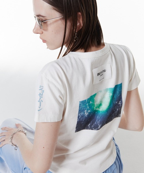 JOSE MOON(ジョゼムーン)の「【EVA×JOSE】THE ENDING T-SHIRT/エンディングTシャツ(Tシャツ/カットソー・レディース・ホワイト/チャコールグレー・FREE)」の14枚目の写真