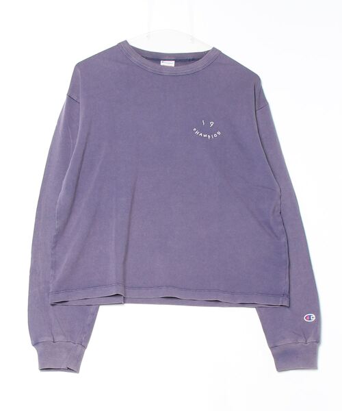 Champion(チャンピオン)の「チャンピオン LONG SLEEVE T-SHIRT_(Tシャツ/カットソー・レディース・サックスブルー/パープル・M/L)」の2枚目の写真