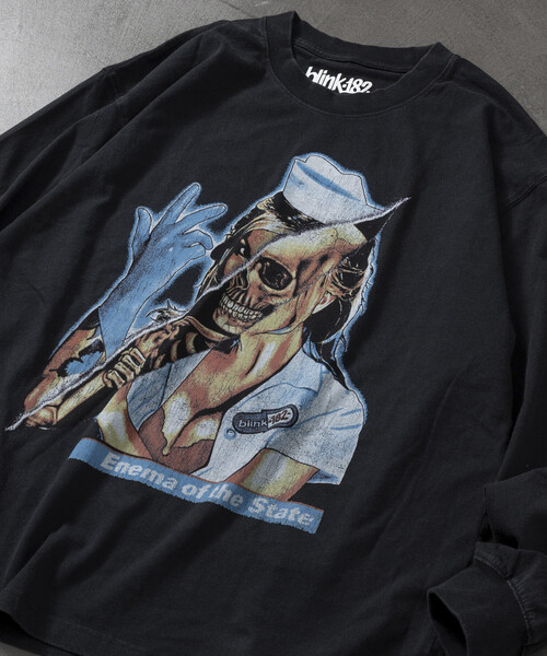 セール】【EXCLUSIVE】BLINK182 back print L/S Tee / ブリンク182