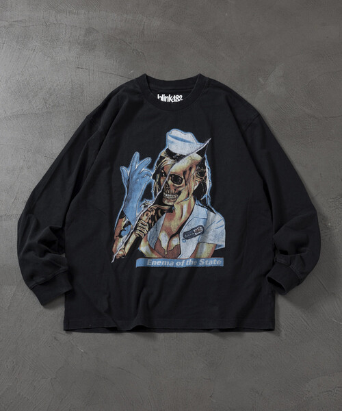 セール】【EXCLUSIVE】BLINK182 back print L/S Tee / ブリンク182