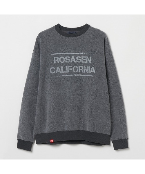 ROSASEN(ロサーセン)の「【Rosasen/GOLF】ウラケ 裏使い ウォッシュドプルオーバー(その他トップス・メンズ・チャコール/ライトグレー/ブルー・50/48/52)」の2枚目の写真