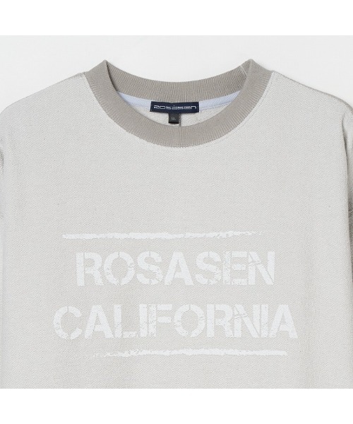 ROSASEN(ロサーセン)の「【Rosasen/GOLF】ウラケ 裏使い ウォッシュドプルオーバー(その他トップス・メンズ・チャコール/ライトグレー/ブルー・50/48/52)」の6枚目の写真