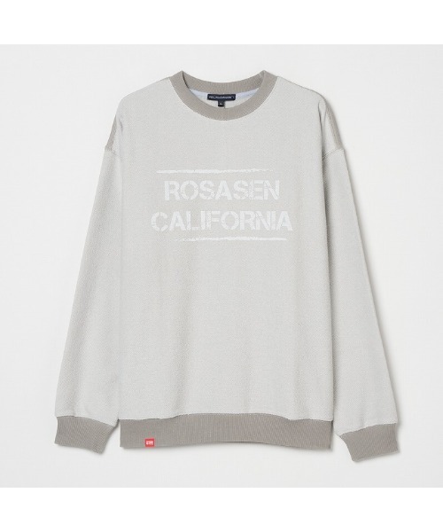 ROSASEN(ロサーセン)の「【Rosasen/GOLF】ウラケ 裏使い ウォッシュドプルオーバー(その他トップス・メンズ・チャコール/ライトグレー/ブルー・50/48/52)」の4枚目の写真