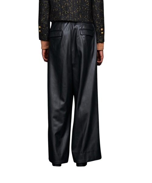 GalaabenD(ガラアーベント)の「Daddy Wide Slacks ECO(スラックス・メンズ・ブラック・46/44)」の5枚目の写真