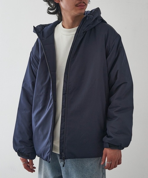 United Athle(ユナイテッドアスレ)の「【United Athle】インサレーテッド フルジップ パーカ パフジャケット ダブルジップ 7463(ダウンジャケット/コート・メンズ・ネイビー/ブラック・M/L/XL)」の20枚目の写真