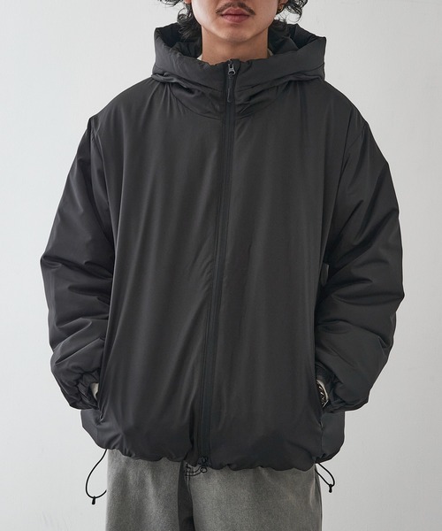 United Athle(ユナイテッドアスレ)の「【United Athle】インサレーテッド フルジップ パーカ パフジャケット ダブルジップ 7463(ダウンジャケット/コート・メンズ・ネイビー/ブラック・M/L/XL)」の12枚目の写真
