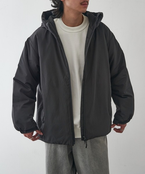United Athle(ユナイテッドアスレ)の「【United Athle】インサレーテッド フルジップ パーカ パフジャケット ダブルジップ 7463(ダウンジャケット/コート・メンズ・ネイビー/ブラック・M/L/XL)」の13枚目の写真