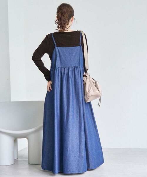 coen（コーエン）の「シアーベロアロンT（Tシャツ/カットソー・レディース・ターコイズブルー/オフホワイト/ブラック/ダークブラウン・M/L）」の22枚目の写真