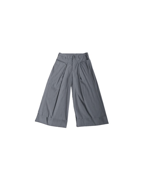 antiqua(アンティカ)の「エクストラワイドパンツ(その他パンツ・レディース・ブラック/グレー・ONESIZE)」の13枚目の写真