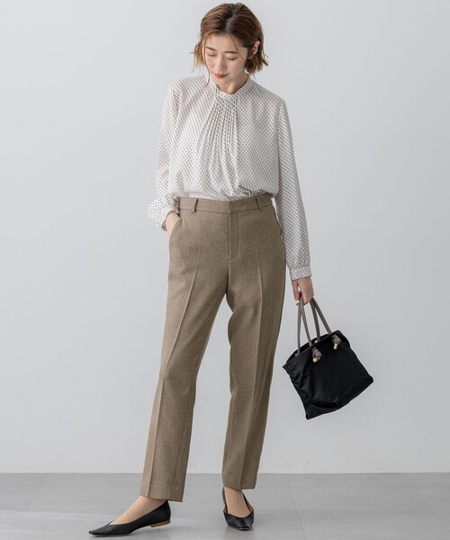 23区(ニジュウサンク)の「【洗える】グラデーションドットプリント ブラウス(シャツ/ブラウス・レディース・ネイビー系5/ホワイト系5・38/40)」の6枚目の写真