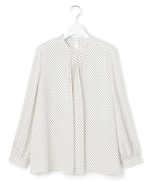23区(ニジュウサンク)の「【洗える】グラデーションドットプリント ブラウス(シャツ/ブラウス・レディース・ネイビー系5/ホワイト系5・38/40)」の8枚目の写真