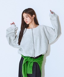 JEANASIS | マルチWAYダンボールバルーンZIPプルオーバー/599658(スウェット)