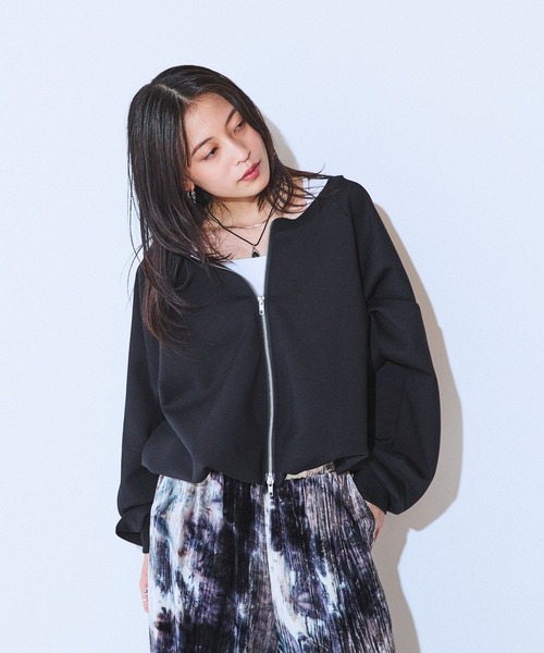 マルチWAYダンボールバルーンZIPプルオーバー/599658（スウェット