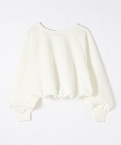 JEANASIS(ジーナシス)の「マルチWAYダンボールバルーンZIPプルオーバー/599658(スウェット・レディース・ブラック/オフホワイト/杢グレー/ピンク系その他・FREE)」の19枚目の写真