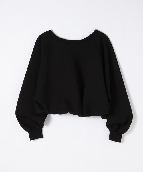 JEANASIS(ジーナシス)の「マルチWAYダンボールバルーンZIPプルオーバー/599658(スウェット・レディース・ブラック/オフホワイト/杢グレー/ピンク系その他・FREE)」の9枚目の写真