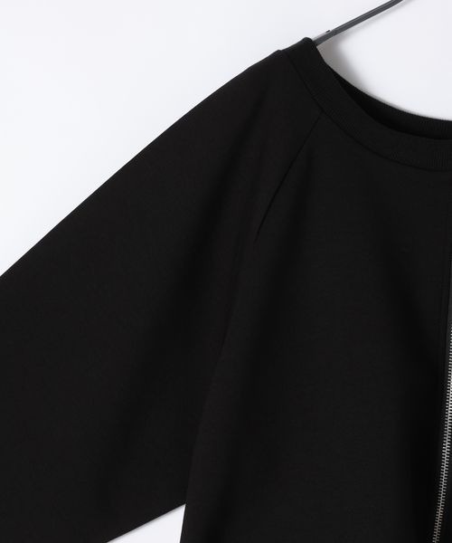 JEANASIS(ジーナシス)の「マルチWAYダンボールバルーンZIPプルオーバー/599658(スウェット・レディース・ブラック/オフホワイト/杢グレー/ピンク系その他・FREE)」の11枚目の写真