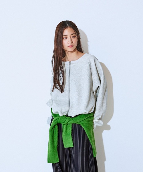 マルチWAYダンボールバルーンZIPプルオーバー/599658（スウェット