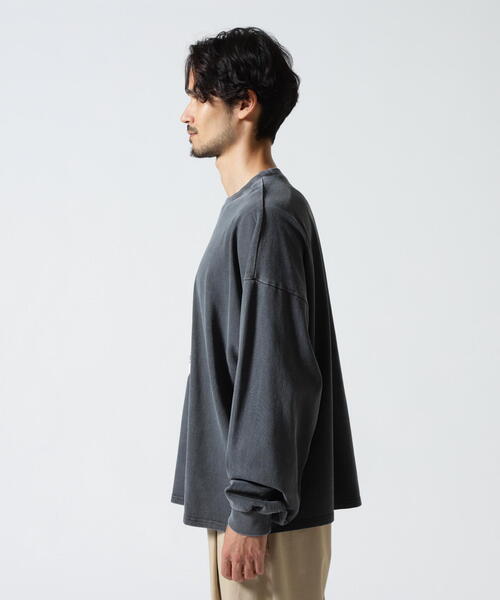 DANKE SCHON(ダンケシェーン)の「【WEB&DEPOT限定】DankeSchon/ダンケシェーン/PIGMENT L/S TEE SKULL(Tシャツ/カットソー・メンズ・ベージュ/ブラック・M/L)」の4枚目の写真