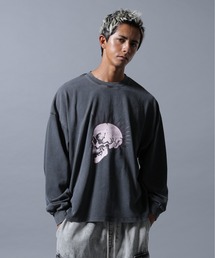 【WEB&DEPOT限定】DankeSchon/ダンケシェーン/PIGMENT L/S TEE SKULL