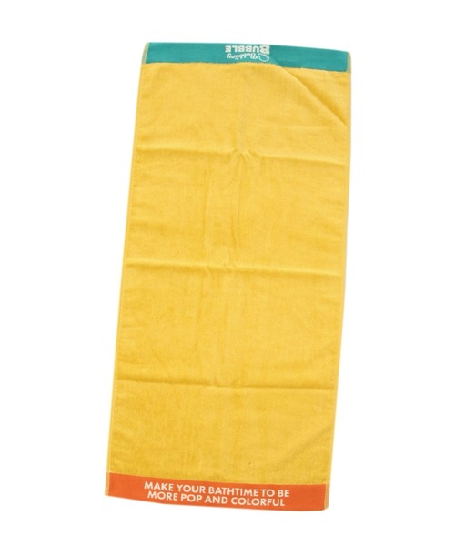 Bubbling BUBBLE】バイカラーフェイスタオル（タオル）｜niko