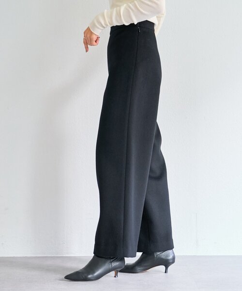 BEARDSLEY（ビアズリー）の「《15 quinze》ウールビーバーパンツ（その他パンツ・レディース・ベージュ/ブラック・FREE）」の9枚目の写真