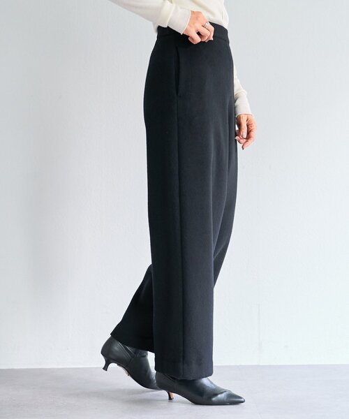 BEARDSLEY（ビアズリー）の「《15 quinze》ウールビーバーパンツ（その他パンツ・レディース・ベージュ/ブラック・FREE）」の11枚目の写真