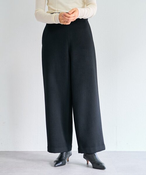 BEARDSLEY（ビアズリー）の「《15 quinze》ウールビーバーパンツ（その他パンツ・レディース・ベージュ/ブラック・FREE）」の12枚目の写真