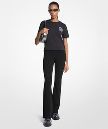 MICHAEL KORS | ロゴチャーム コットンジャージー Tシャツ(Tシャツ/カットソー)