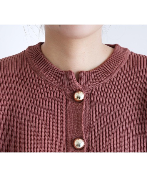 reca（レカ）の「ドッキングニットカーディガン（カーディガン/ボレロ・レディース・ブルー/ダークオレンジ/ブラック・FREE）」の19枚目の写真