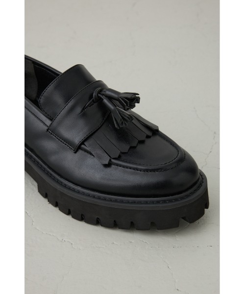 AZUL by moussy(アズールバイマウジー)の「デタッチャブルタッセル付きローファー(ローファー・メンズ・ブラック・SMALL/MEDIUM/LARGE)」の10枚目の写真