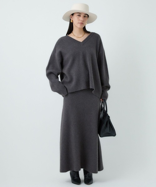 Chaos(カオス)の「Chaos(カオス)/ ◇金子綾さんYouTube紹介◇ リネーレリバースカート 【セットアップ可】(スカート・レディース・グレー系その他/ベージュ・FREE)」の10枚目の写真