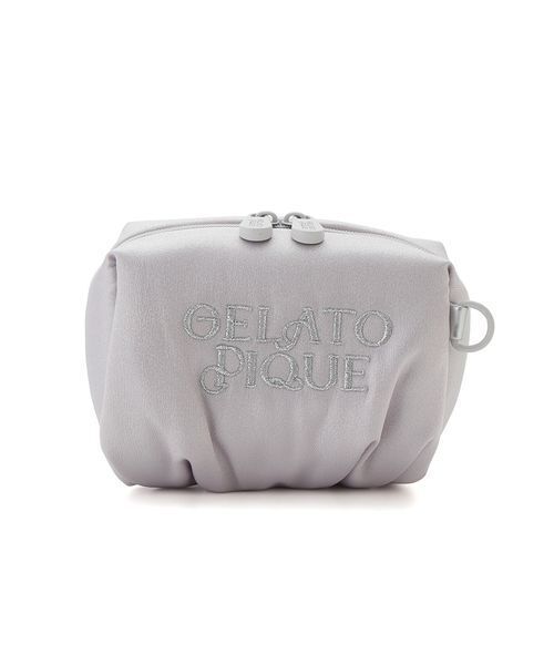 サテンギャザーポーチ（ポーチ）｜gelato pique（ジェラートピケ）の