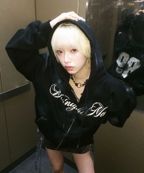 A'GEM/9 × .kom 『MIDNIGHT MOVE/ミッドナイトムーブ』89フードZIP UP