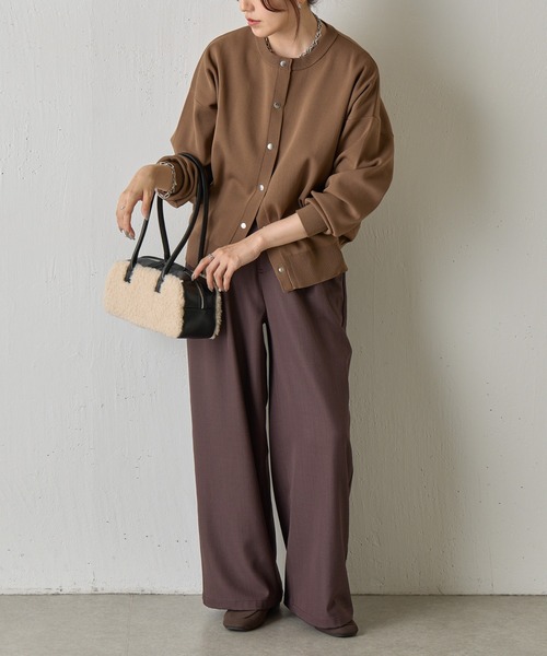 COLONY 2139(コロニートゥーワンスリーナイン)の「ボアボストンバッグ(ボストンバッグ・レディース・アイボリー/グレー/キャメル・FREE)」の10枚目の写真