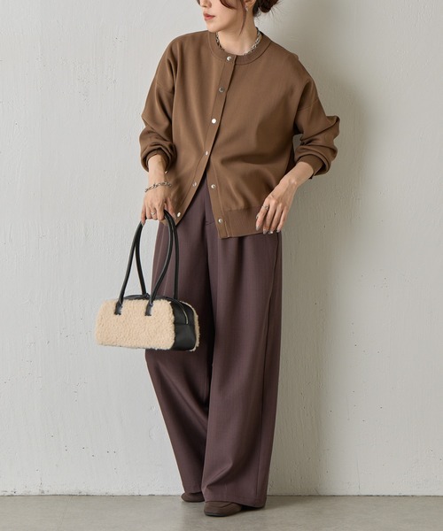 COLONY 2139(コロニートゥーワンスリーナイン)の「ボアボストンバッグ(ボストンバッグ・レディース・アイボリー/グレー/キャメル・FREE)」の6枚目の写真