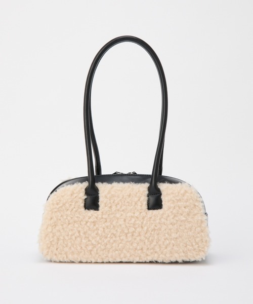 COLONY 2139(コロニートゥーワンスリーナイン)の「ボアボストンバッグ(ボストンバッグ・レディース・アイボリー/グレー/キャメル・FREE)」の22枚目の写真