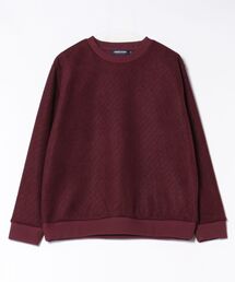 カットコール×エンボス裏起毛 ロンT