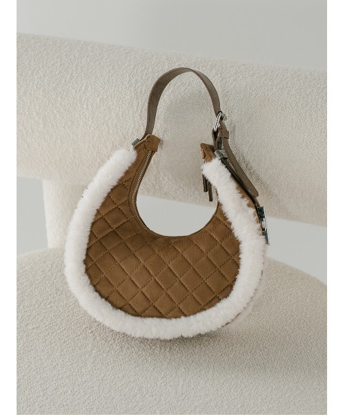 キルティングハーフムーンバッグ（ハンドバッグ）｜Darich（ダーリッチ