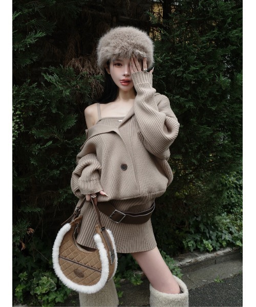 キルティングハーフムーンバッグ（ハンドバッグ）｜Darich（ダーリッチ