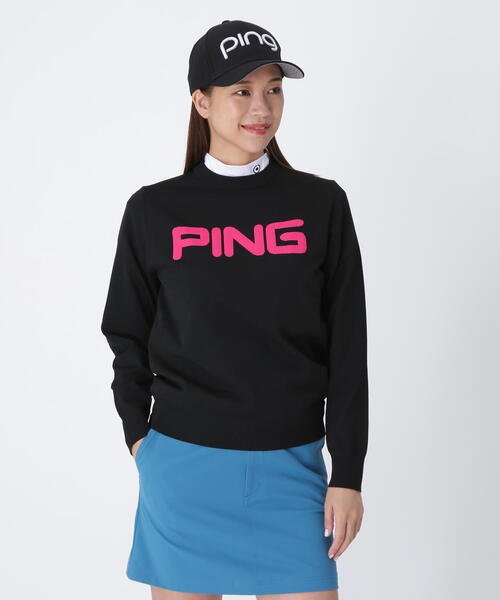 PING APPAREL】ボーダーリブニットセットアップニット〈NATIVE〉 PING