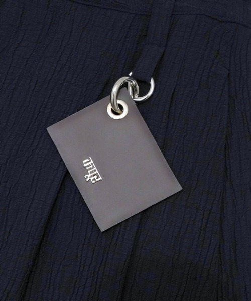 Dhruv Kapoor(ドゥルーフ・カプール)の「【Dhruv Kapoor】 TEXTURED DRAPE PANTS(その他パンツ・メンズ・ネイビー・SMALL)」の4枚目の写真