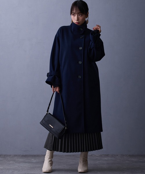 NICOLE white（ニコルホワイト）の「スエード調プリーツスカート（スカート・レディース・アイボリー/スミクロ/ベージュ・FREE）」の13枚目の写真