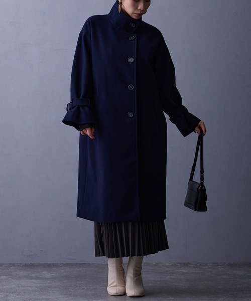 NICOLE white（ニコルホワイト）の「スエード調プリーツスカート（スカート・レディース・アイボリー/スミクロ/ベージュ・FREE）」の12枚目の写真