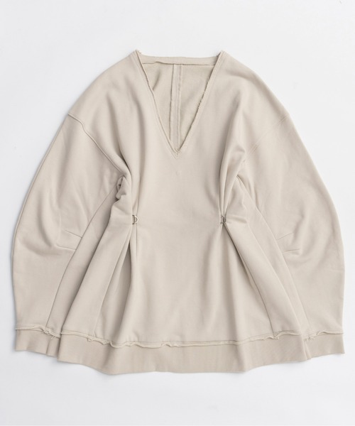 セール】V-neck Cocoon Sleeve Tops / Vネックコクーンスリーブ