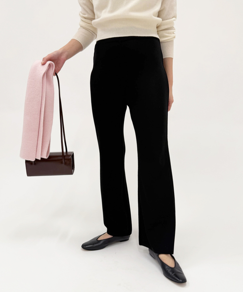 EDIT. FOR LULU abcフレアパンツ abc ニットフレアパンツ（ニット/セーター）｜EDIT. FOR LULU