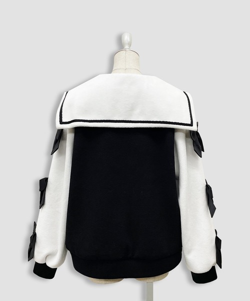 Honey Cinnamon（ハニーシナモン）の「袖リボンハニーちゃんアップリケ